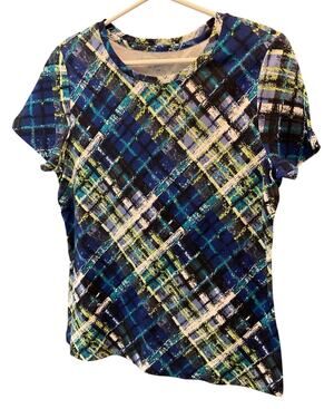 Studio Works “The Studio Tee” Womens Petite Medium 100% Cotton Top